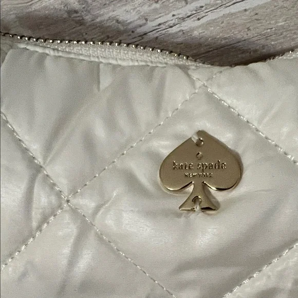 Kate Spade Quilted Cream/Ivory Accessory Bag - Picture 3 of 15